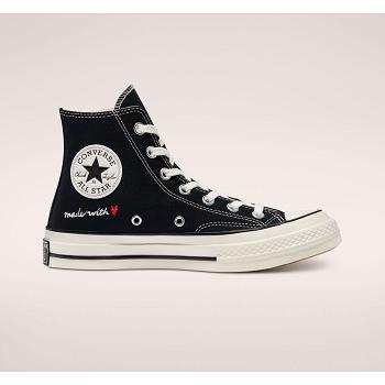 Converse Made With Love Chuck 70 Hi Cierne - Panske Vysoké Tenisky